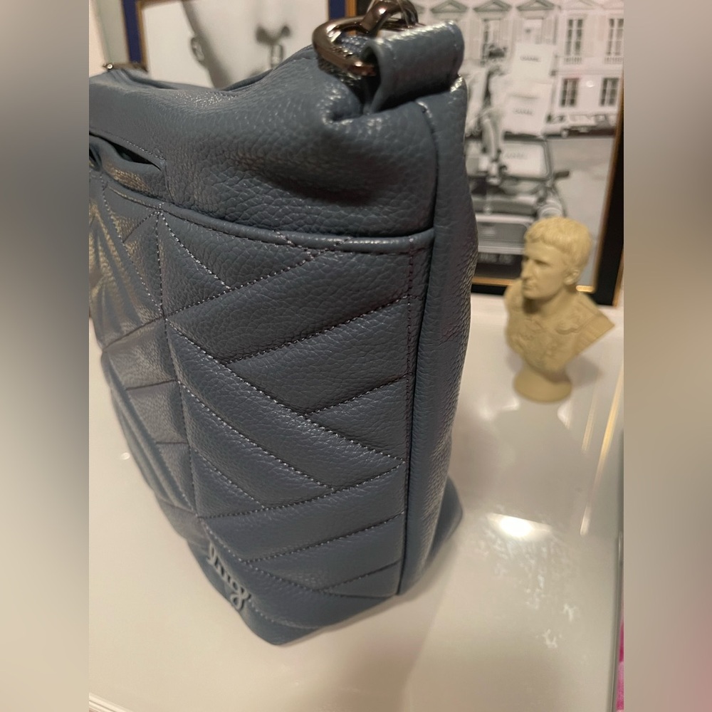 NWOT Lug VL Flare XL crossbody / shoulder bag with 2 straps in slate blue NEW! - Picture 15 of 16